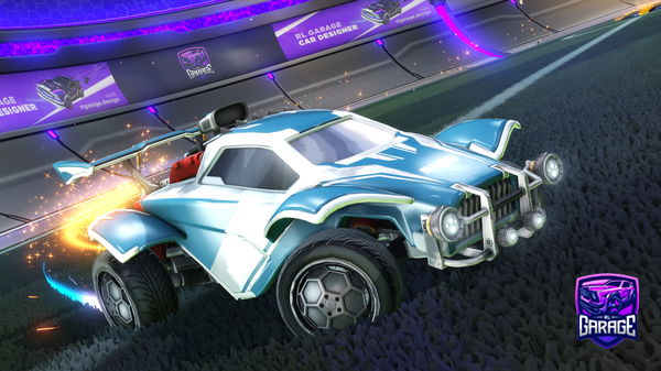 A Rocket League car design from CHAIRCHE_FEMELS