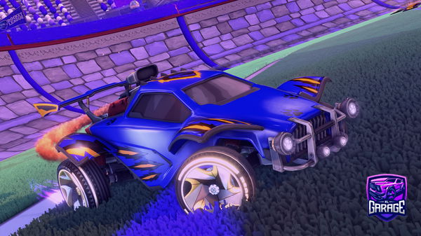 A Rocket League car design from Tapelesslime851