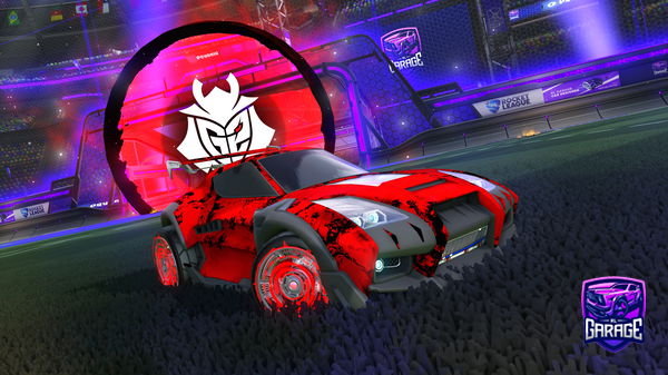 A Rocket League car design from Purity-