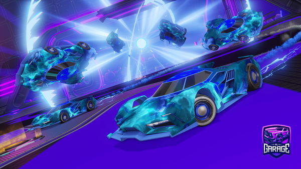 A Rocket League car design from Plyons09