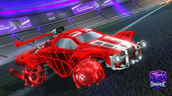 A Rocket League car design from Glmn80_name_ps4