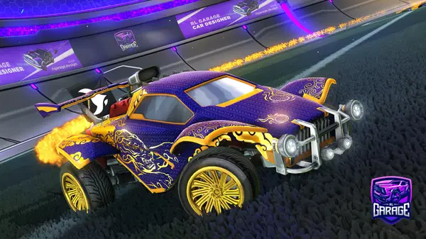 A Rocket League car design from PSN___CkrypticHP