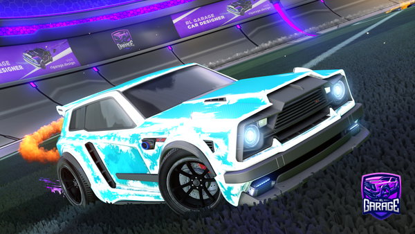 A Rocket League car design from RandomTortoises