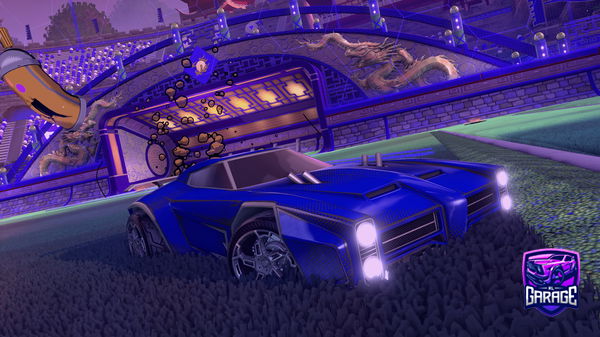 A Rocket League car design from DrAg0N75