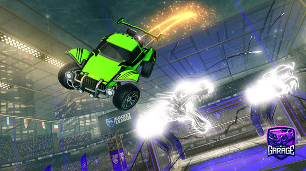 A Rocket League car design from Rellboy11