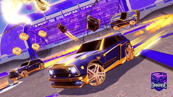 A Rocket League car design from TY1P1CALK1D