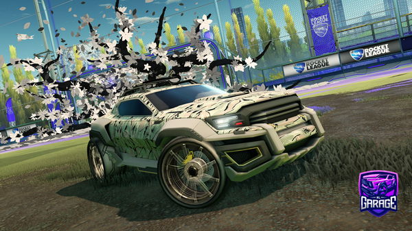 A Rocket League car design from gearbox-