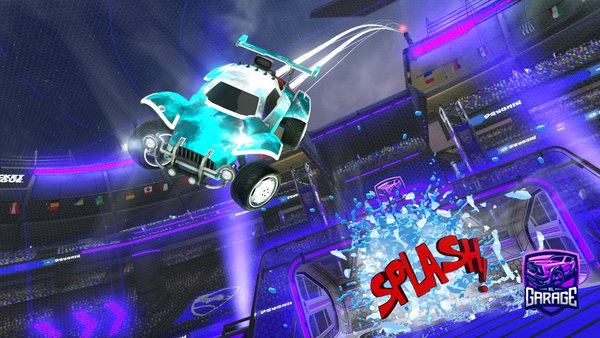 A Rocket League car design from Rl_flamingo
