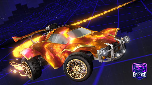 A Rocket League car design from NInja247tg