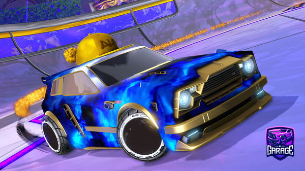 A Rocket League car design from AZ4-_-7K