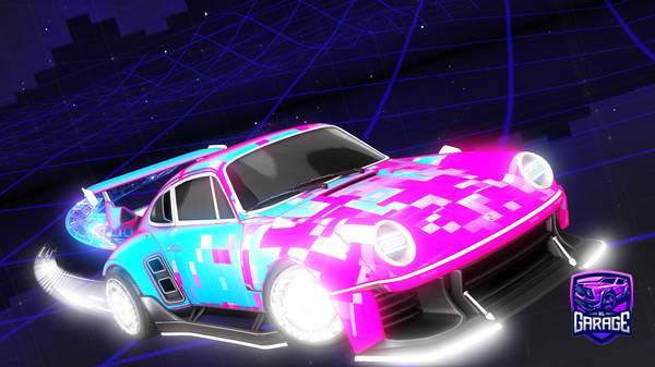 A Rocket League car design from Deceno