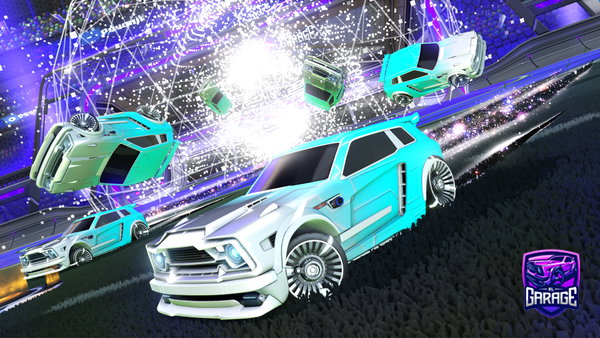 A Rocket League car design from Frostnite_Joel