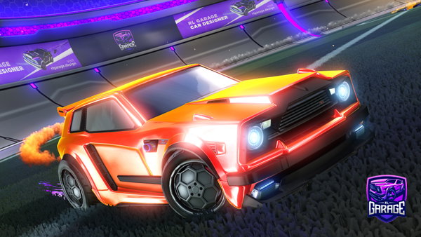 A Rocket League car design from MaikyRomain