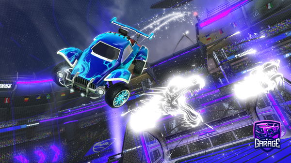 A Rocket League car design from zyxelRL