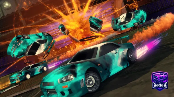 A Rocket League car design from SSGAkz