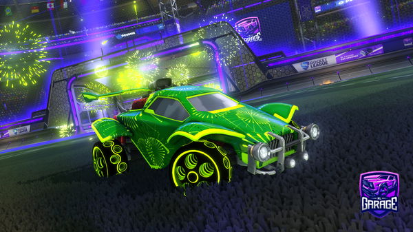 A Rocket League car design from Driprl2009
