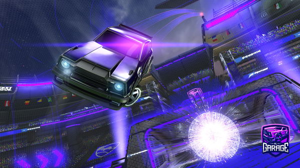 A Rocket League car design from Tomei124