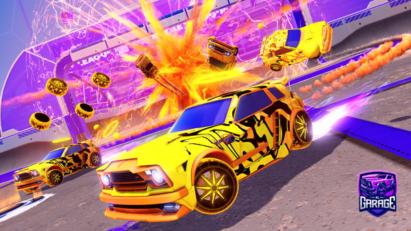 A Rocket League car design from MaelTence