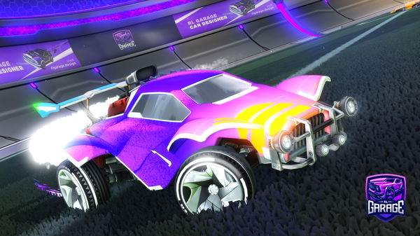 A Rocket League car design from cj338