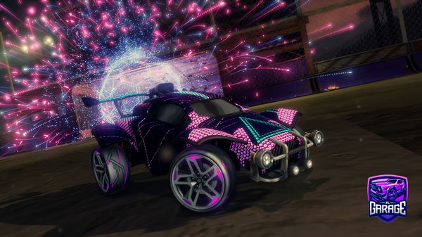 A Rocket League car design from -Mouni-