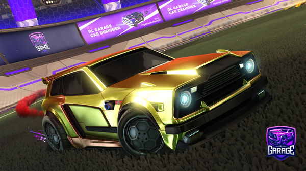 A Rocket League car design from Dennii