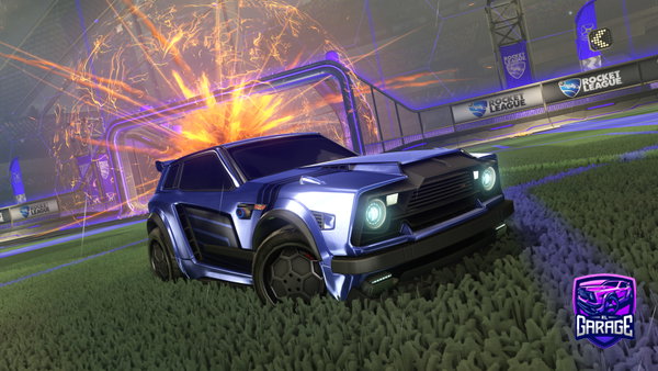 A Rocket League car design from lukqwrld