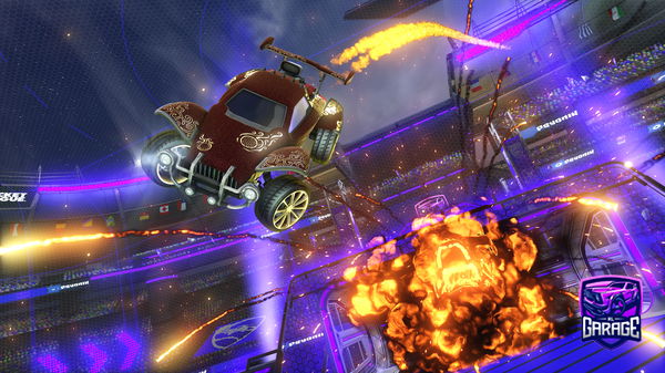 A Rocket League car design from ozzwall