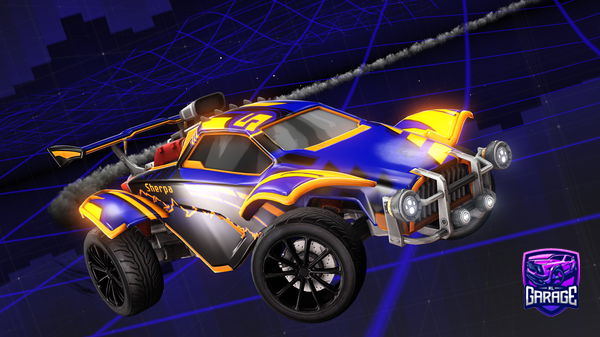 A Rocket League car design from MystifyOS