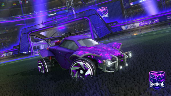 A Rocket League car design from HeadValk