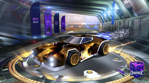 A Rocket League car design from HoodVibez