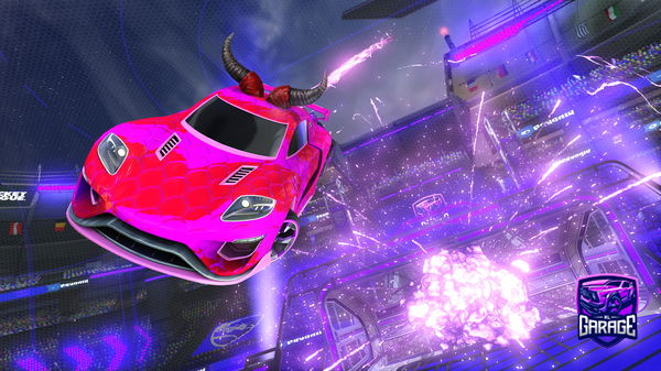A Rocket League car design from Obeyedelf989