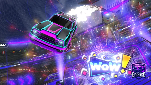 A Rocket League car design from museCalliope