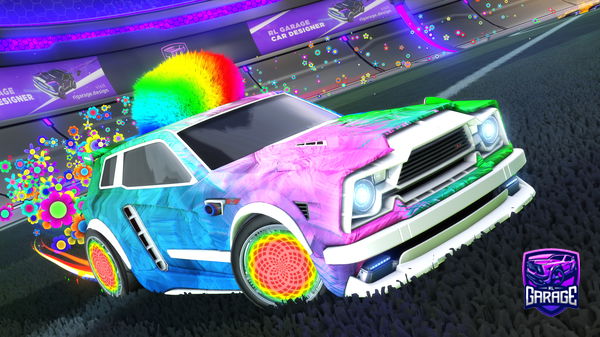 A Rocket League car design from CoolFox