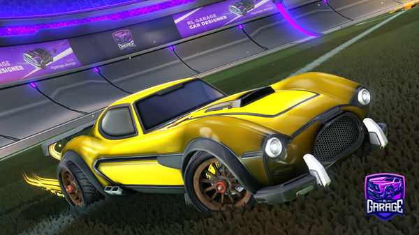 A Rocket League car design from mymymilo