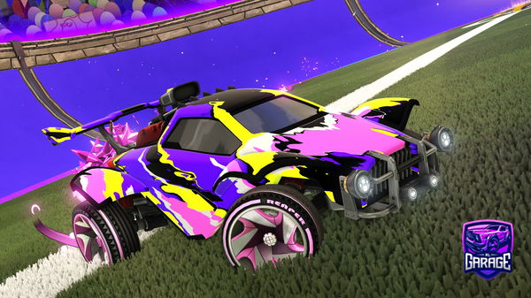 A Rocket League car design from Verrkami