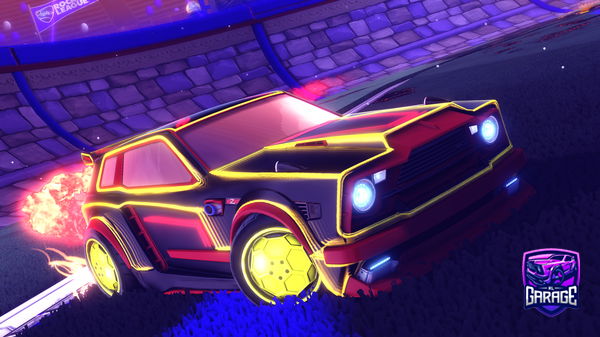 A Rocket League car design from HarryonLSD2534