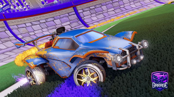 A Rocket League car design from evangelism