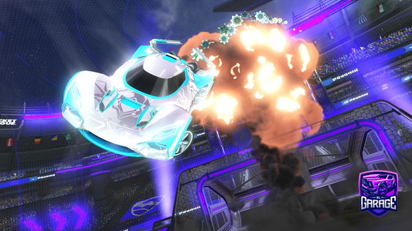 A Rocket League car design from FUugaki