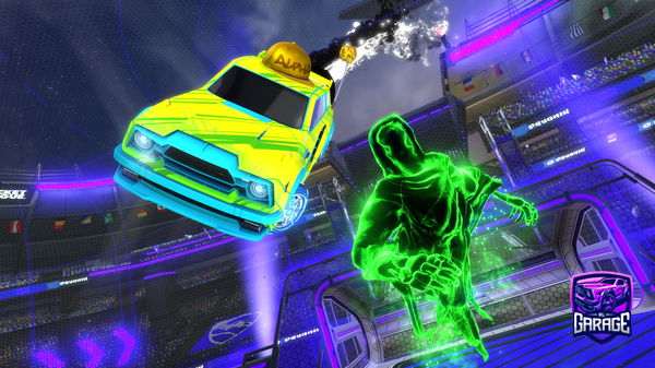 A Rocket League car design from The_bossyeet