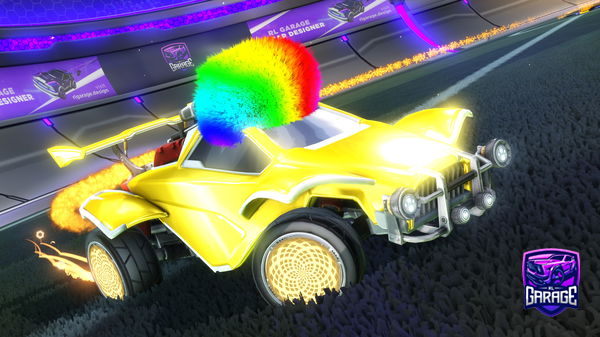 A Rocket League car design from Mike239054