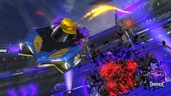 A Rocket League car design from D4RK30UL