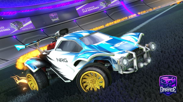 A Rocket League car design from HKai1732011