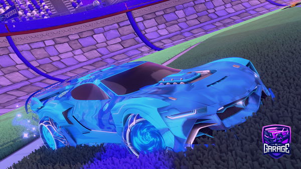 A Rocket League car design from Simplicity_