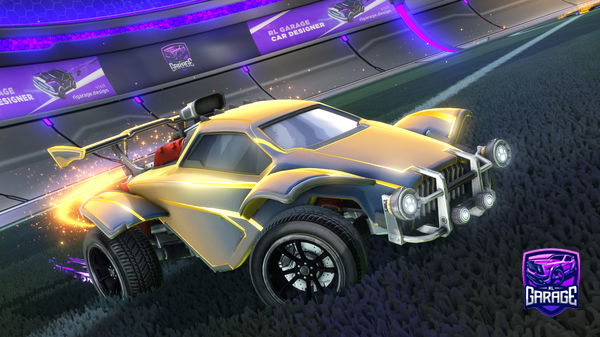 A Rocket League car design from texl