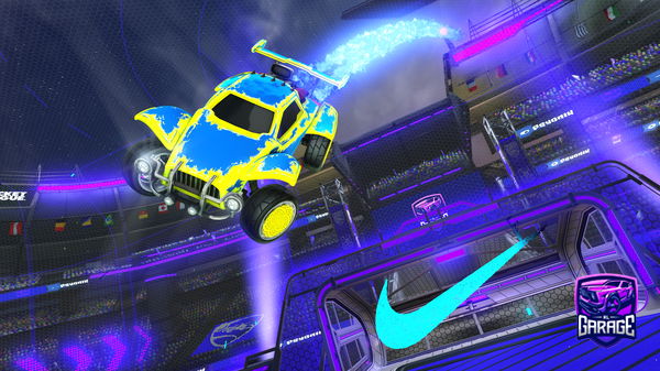 A Rocket League car design from pred43