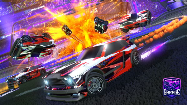 A Rocket League car design from oThornsMC