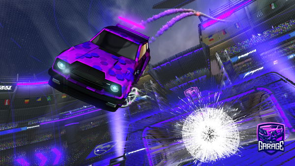 A Rocket League car design from -VezRL-