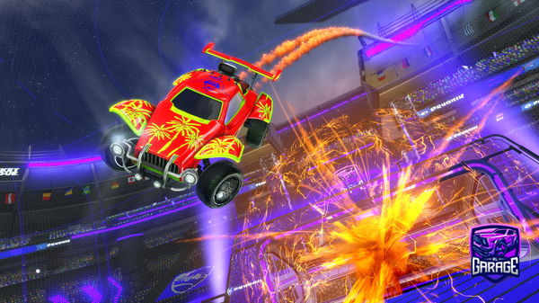 A Rocket League car design from Gyuctt