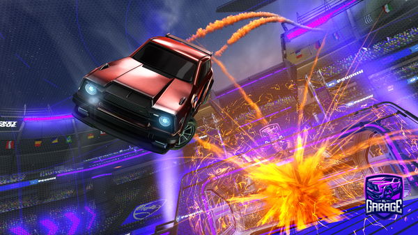 A Rocket League car design from Dimax17