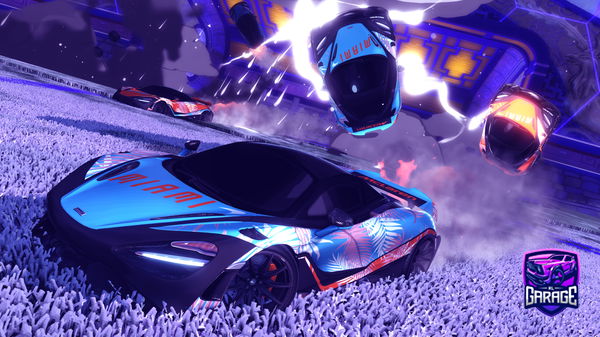 A Rocket League car design from BlackPufferfish